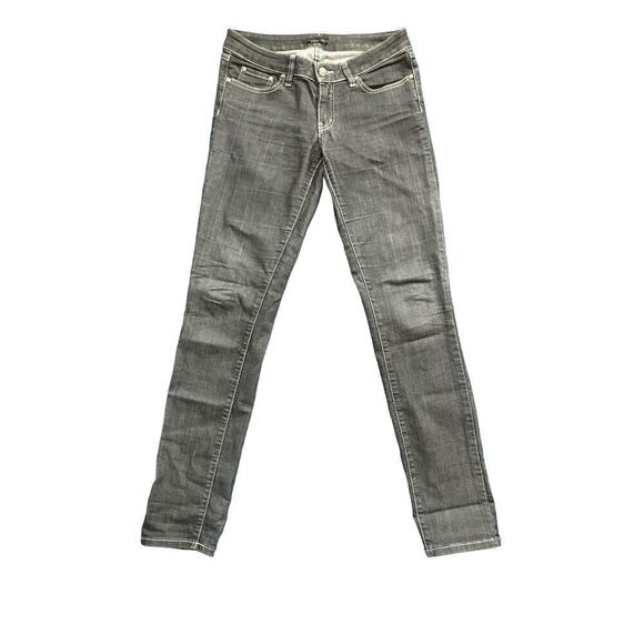 Prana Denim - Prana Straight Leg Mid Rise Stretch Jeans Organic Cotton Carbon Gray Black 4/270